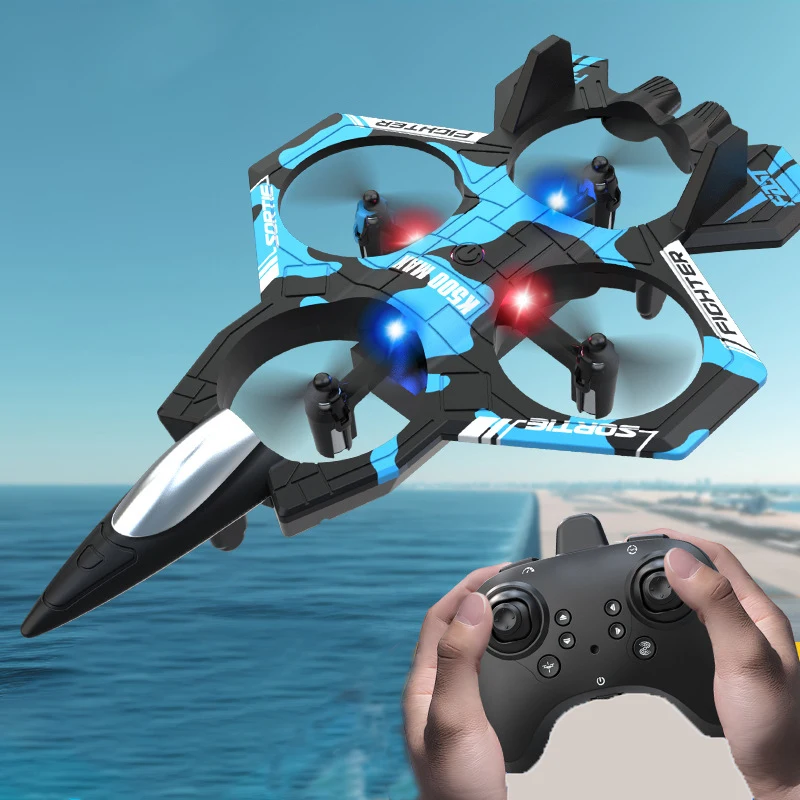 RC لعبة الطائرة شراعية تحلق هليكوبتر 2.4G حيلة التحكم عن بعد رغوة طائرة مقاتلة لعب في الهواء الطلق للأطفال الكبار الهدايا