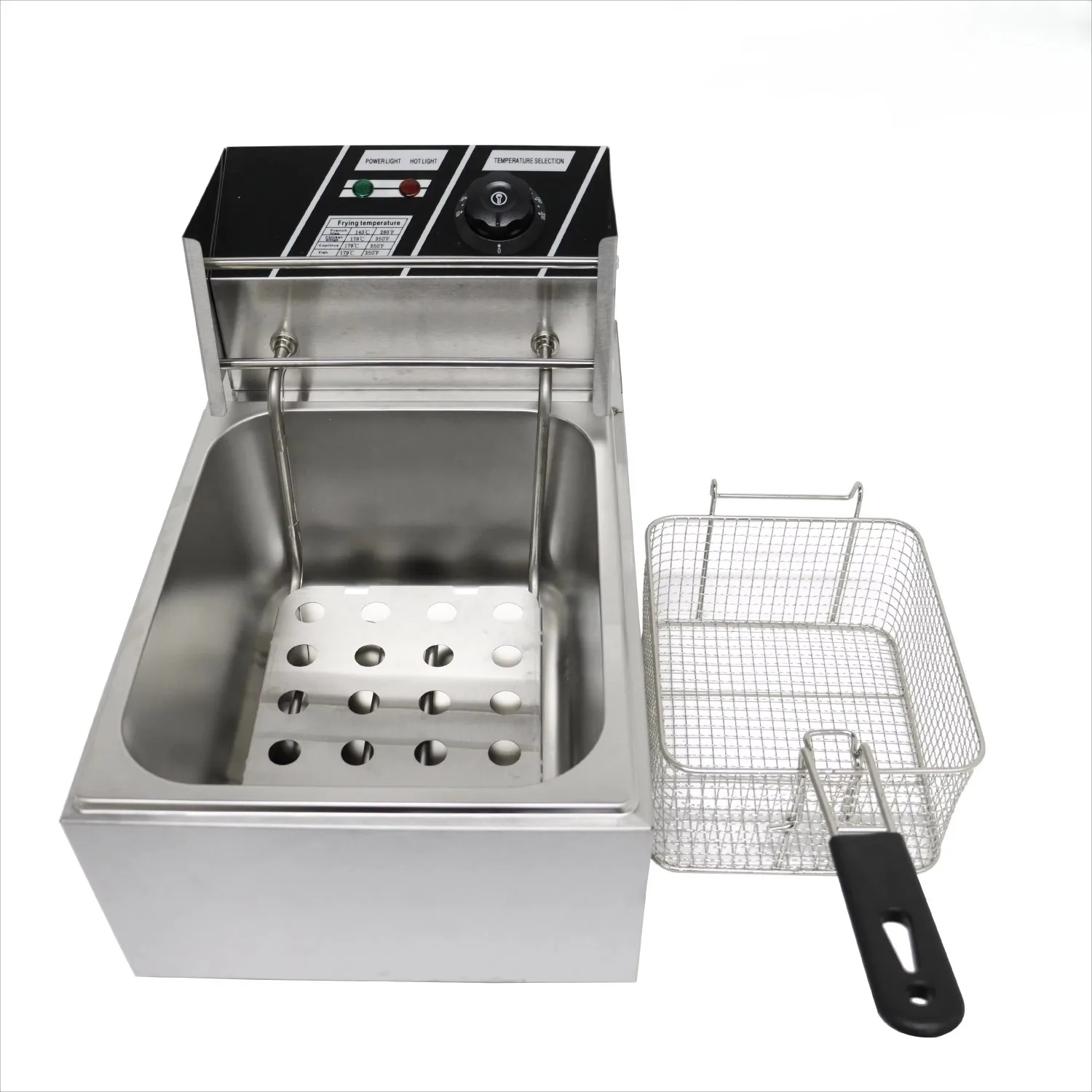 New Products in 2 Tank Gas Deep Fryer French Machine Fries Fryer Commercial Counter Top Gas Deep Fryer