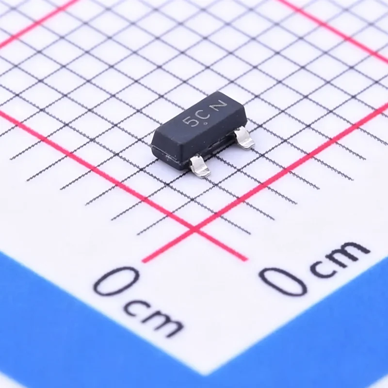 100PCS/LOT BAT54CLT3G marking 5C Diode Array 1 Pair Common Cathode 30 V 200mA (DC) Surface Mount TO-236-3, SC-59, SOT-23-3