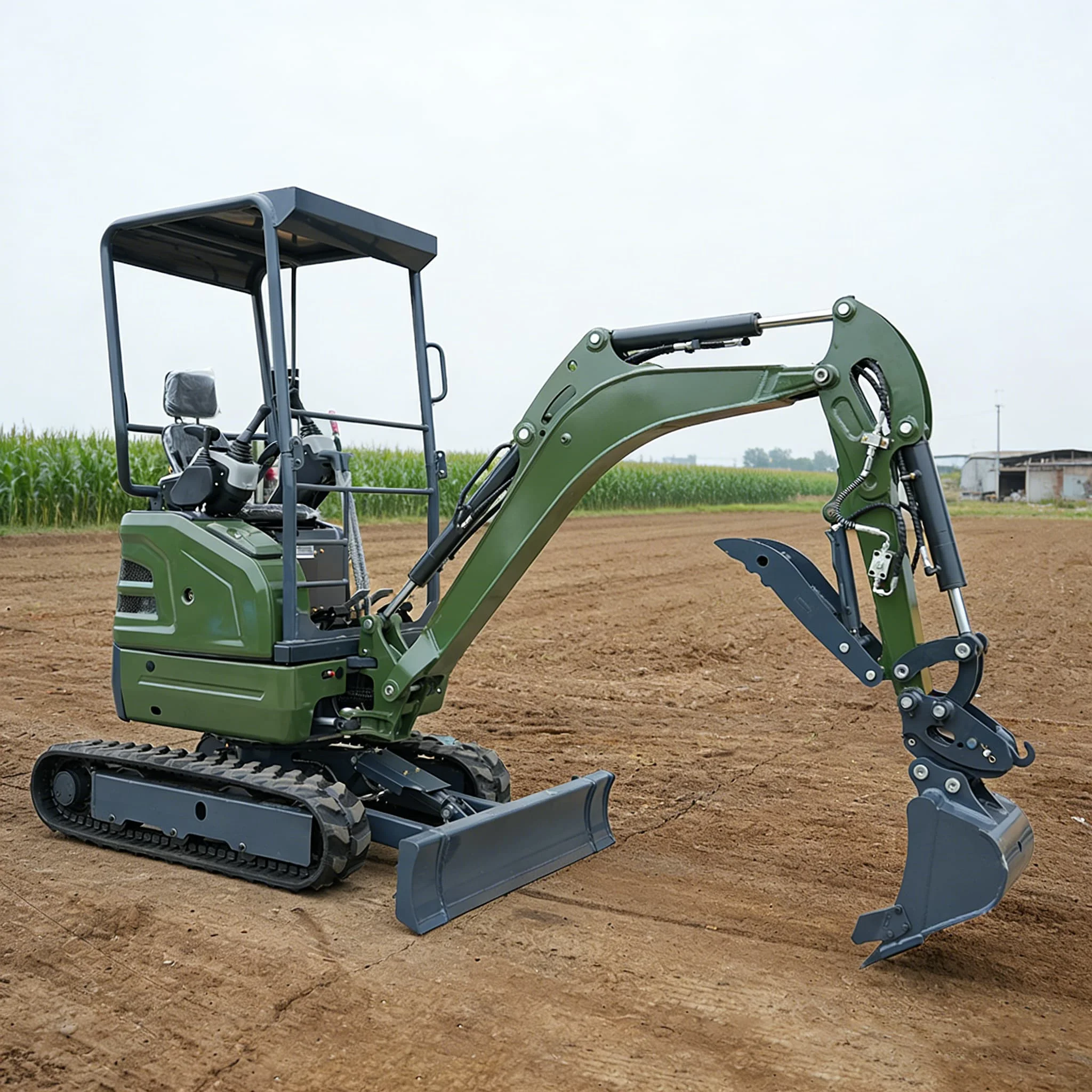 

Free Shipping Mini Excavator Euro 5 CE EPA Construction Diesel Small Excavator Earth Moving Crawler Mini Digger Customized