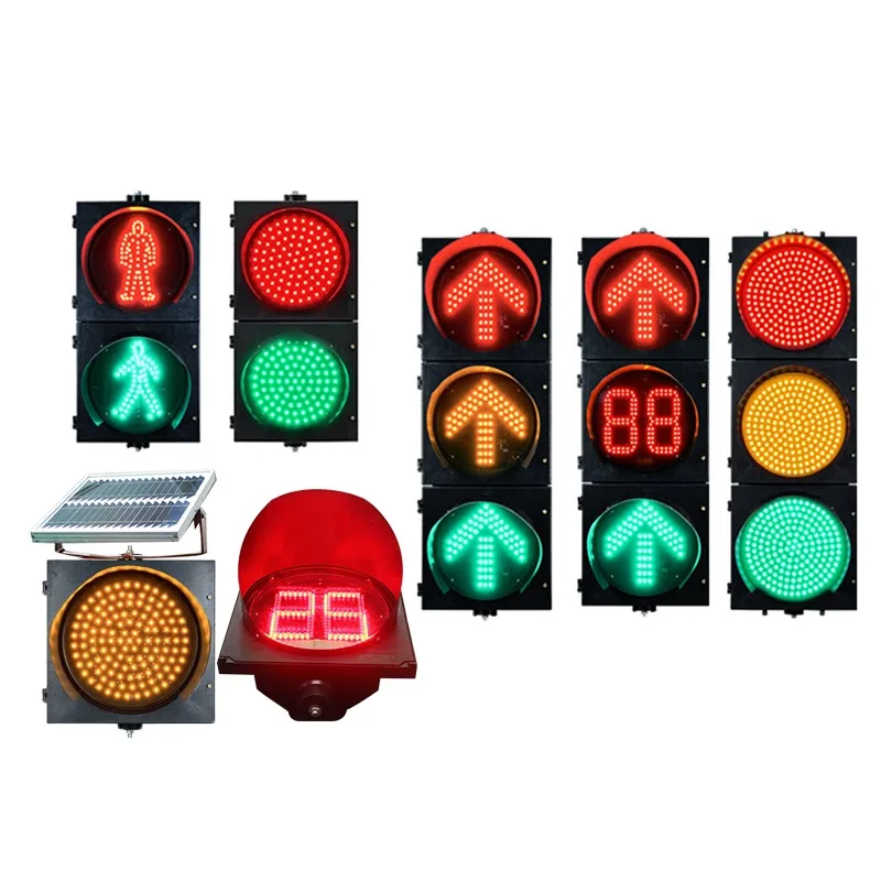 

Solar Light Emitting Diode Signal Traffic Light System Solution