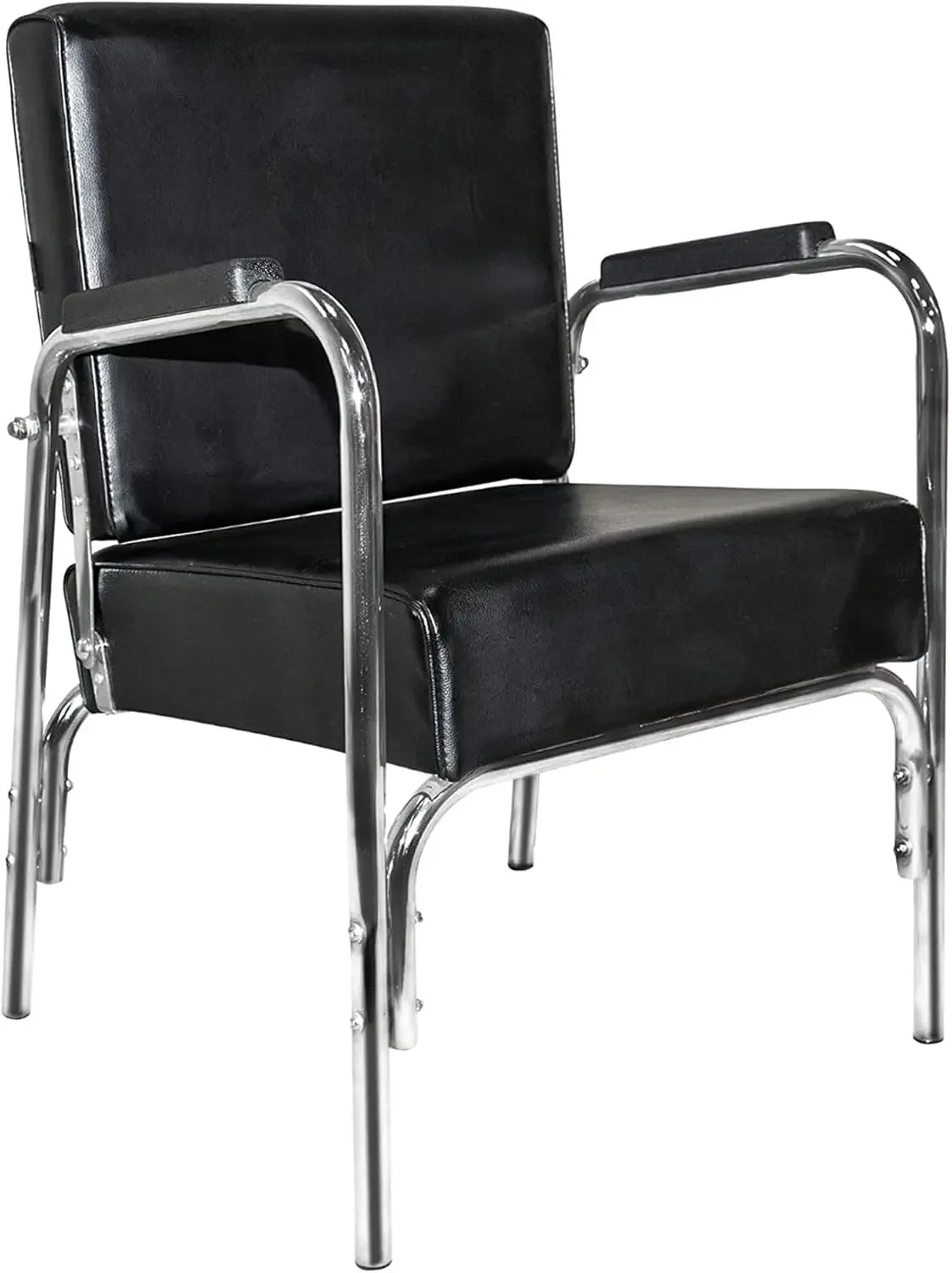 Shampoo Chair [5028] by PureSana, Premium Vinyl Material, High Density Foam Cushions and Durable Steel Construction.