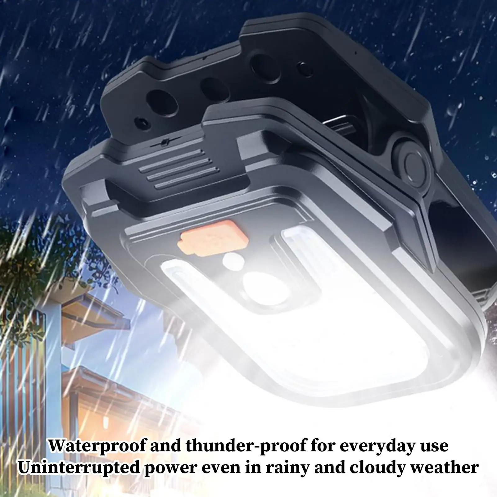 Clip On Solar Lights Outdoor Waterproof Security Light Motion Sensor Lighting Portable LED For Fence Gate Garden Garage Camping