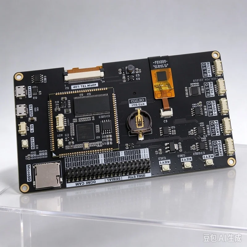 Core Board For STM32H750IBK6, STM32H7 Development Minimum System Board With 5-inch IPS Touch Screen