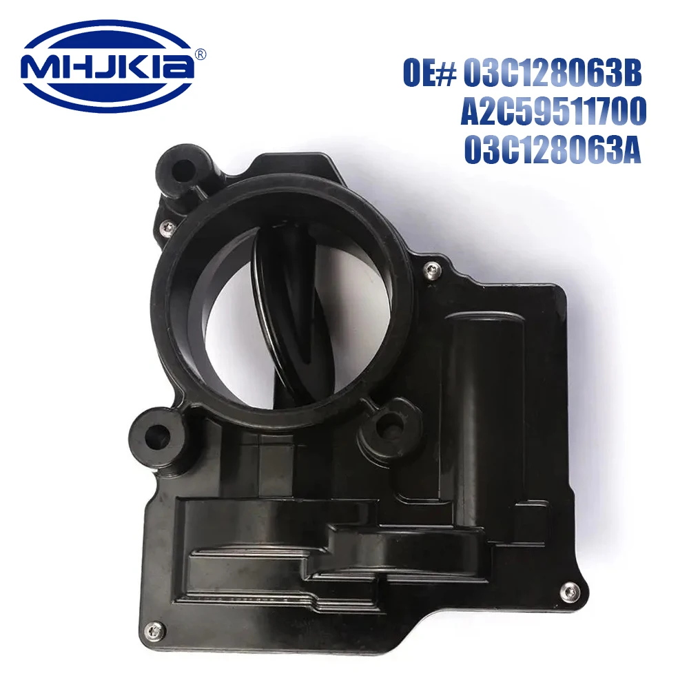 

For VW Golf Skoda Passat Tiguan Scirocco Audi 03C128063B 03C128063A 03C 128 063 A2C59511700 Throttle Body Valve Control Flap