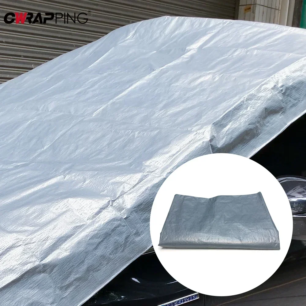 

2x2 м автомобильные чехлы против града, непромокаемая ткань, универсальная водонепроницаемая защита от пыли для предотвращения затенения груза, аксессуары для солнцезащитного козырька Alfa