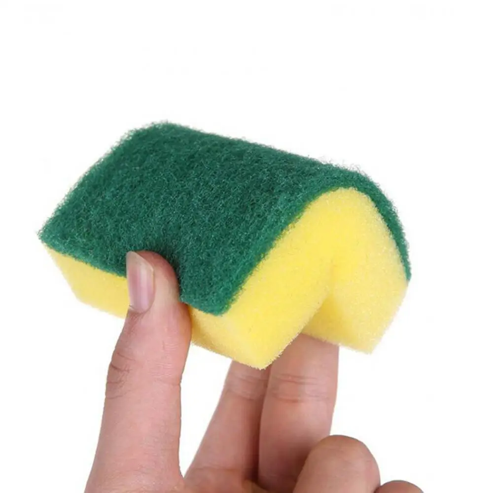 1pc Dishwashing Sponge Kitchen Nano Emery Magic Clean Rub Pot Rust Focal Stains Sponge Removing Kit Cleaning Brush Sponges