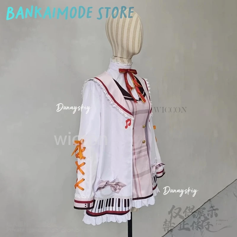 Otonose カナデコスプレアニメ Vtuber 衣装パフォーマンスレースドレスロリータウィッグ女の子女性パーティーアイドル 코스프레