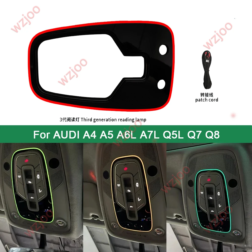

32 Colors Ambient Light For Audi A4 A5 Q5 B9 A6 A7 C8 Auto Car Roof RGB Decorative Lamp Upgrade Refit New LED Reading Light