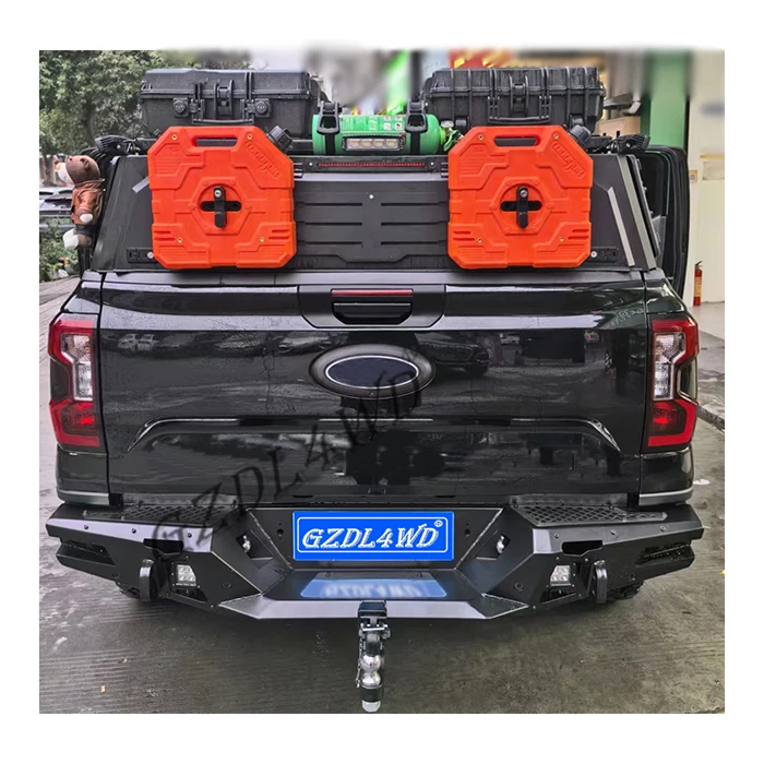 Factory Price 4WD Steel Rear Bumper for Ranger T9 2022 2023 High Quality 4x4 off-road rear bumper accessories