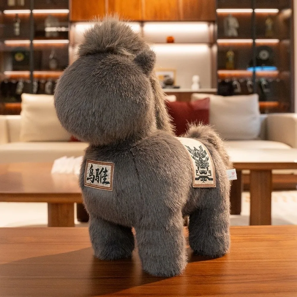 لطيف لينة الحصان التميمة دمية رقيق 25 سنتيمتر أفخم الحصان دمية PP القطن شغل الكرتون محشوة ألعاب حيوانات هدية إعطاء #4