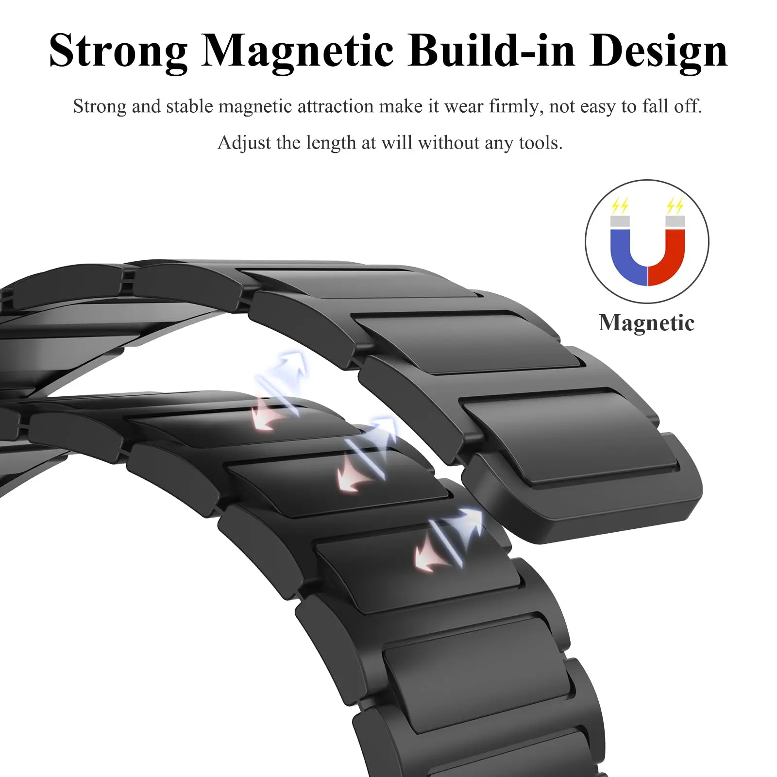 حلقة مغناطيسية لساعة Huawei Watch Fit 3 ملحقات حزام بديل جديد من السيليكون سوار Correa لساعة Huawei watch fit3 Band