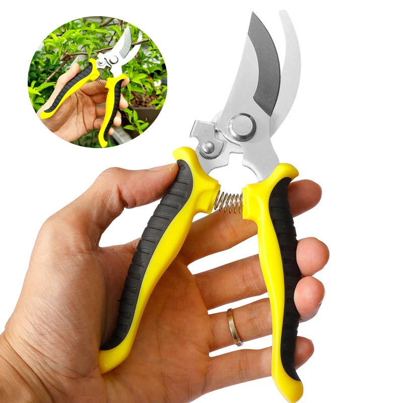 Garden Pruning Shears Fruit Tree Gardening Pruner Branch Pruning Shears Thick Branch Scissors Household Garden Pruning Tools