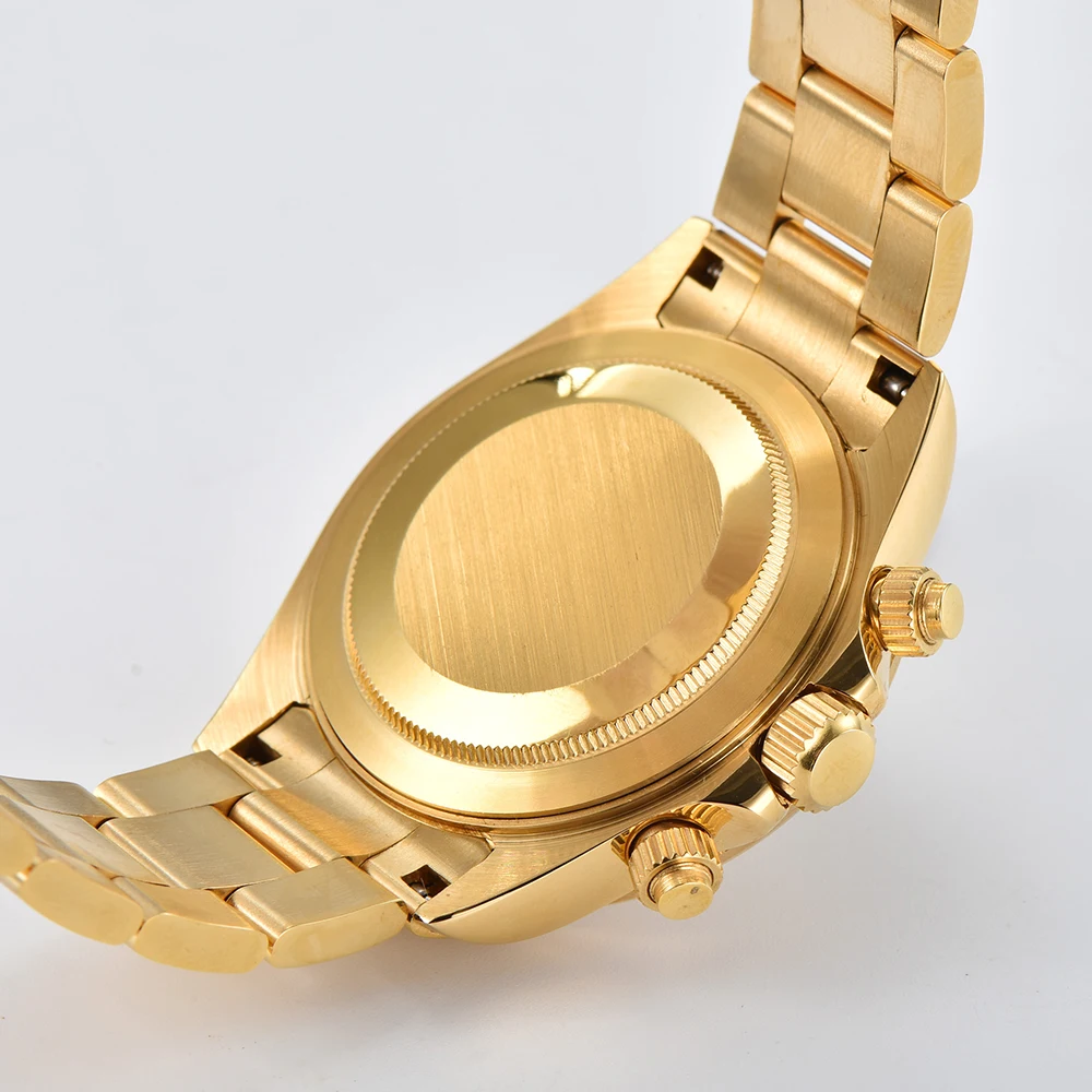 Reloj creativo personalizado, cronógrafo de 39,3mm para hombre, nuevo reloj de oro, reloj VK63 para hombre/reloj cronógrafo automático 4613 para hombre