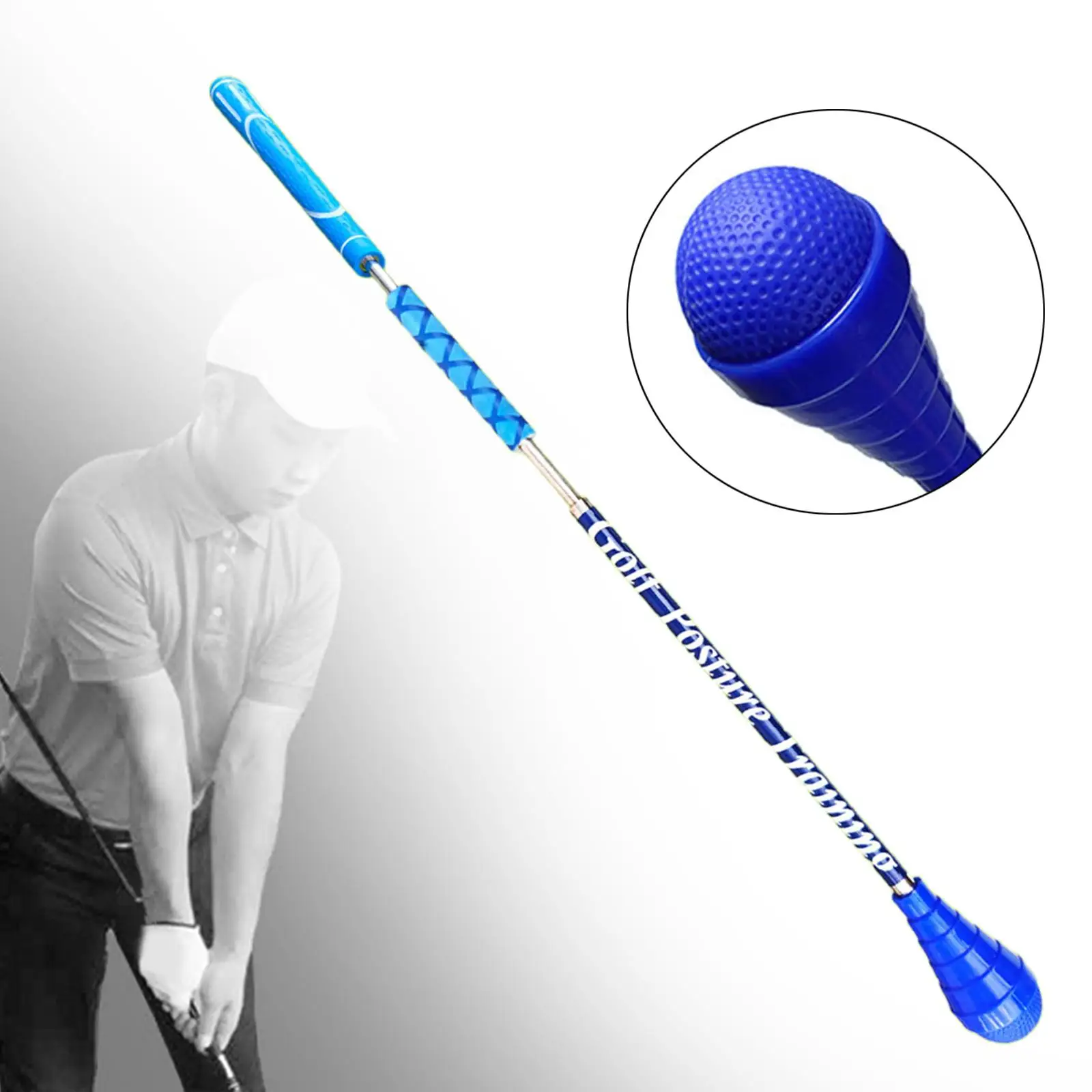 

Golf Swing Trainer Adults Indoor Soft Training Stick Golf Warm up Stick Equipment for Speed Balance Strength Rhythm Flexibility