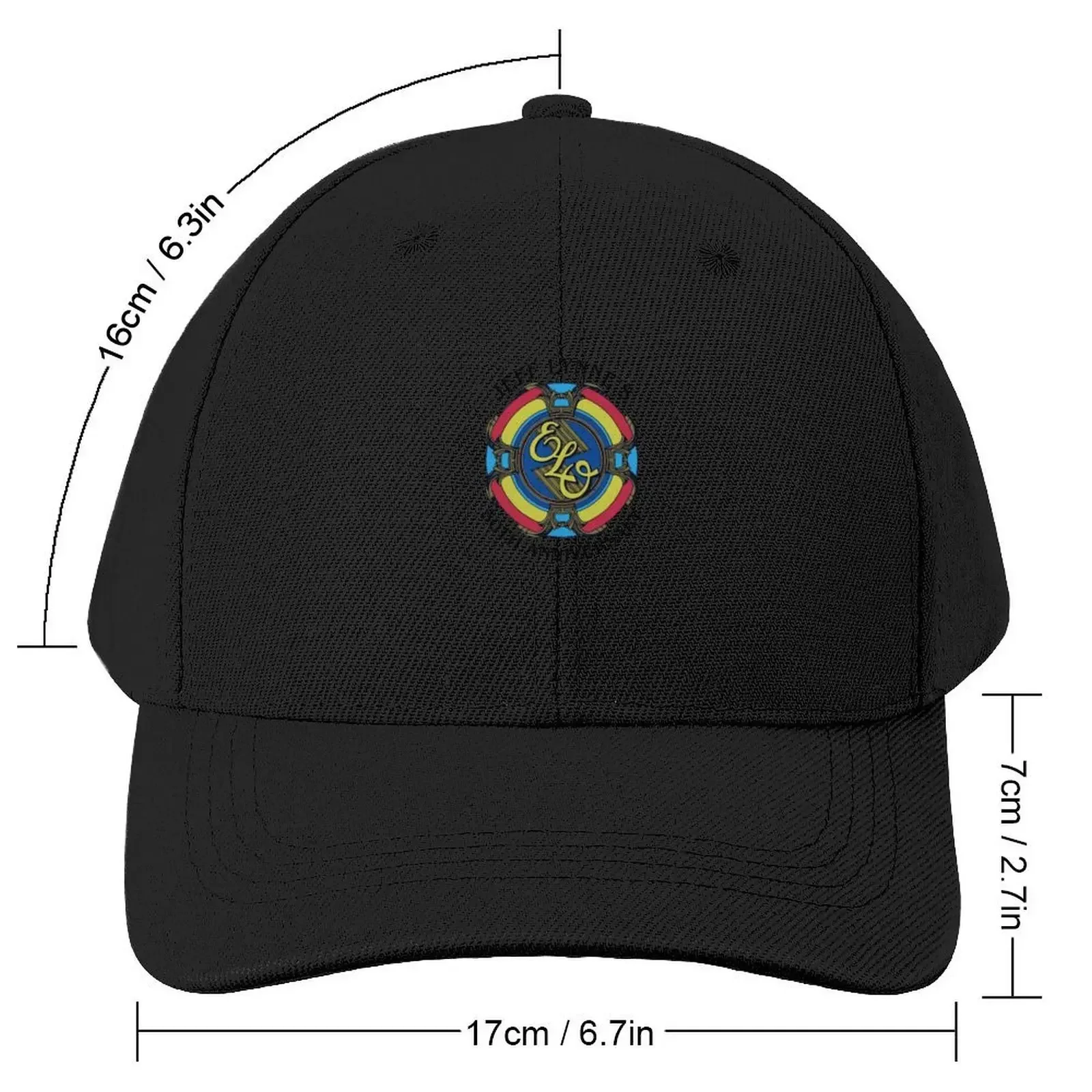 50th Anniversary éléctríc Líght órchéstra Trending Baseball Cap Horse Hat Beach Bag Designer Hat Men's Women's