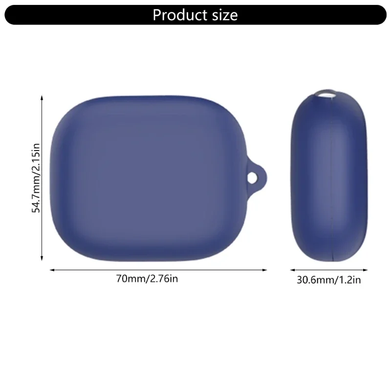 Anker AeroFit 2 커버 용 유연한 헤드폰 보호 케이스 충격 방지 쉘 워셔블 하우징 방진 슬리브 소프트 실리콘 스킨