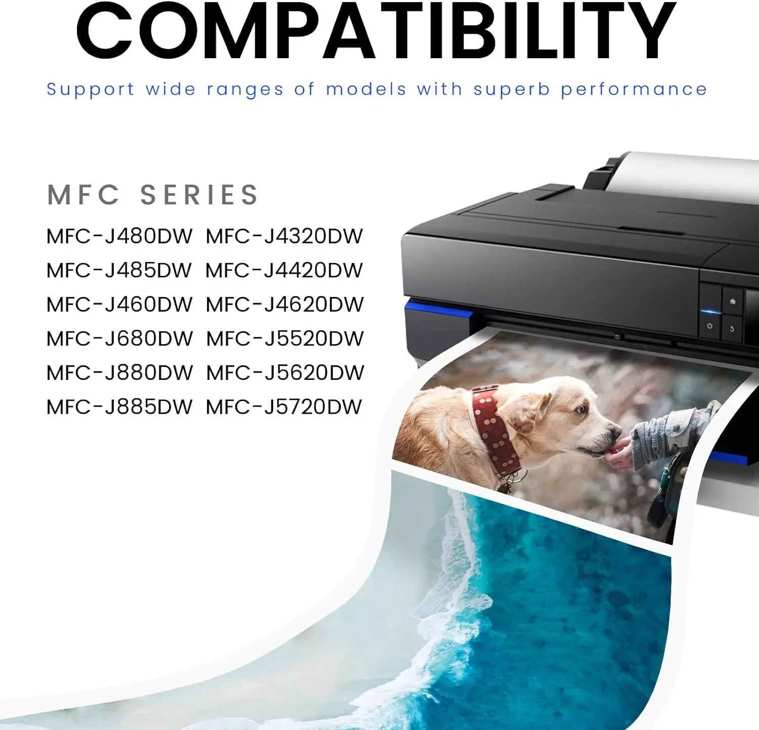 4pk LC-203 LC203 XL Ink Combo For Brother MFC-J460dw MFC-J480dw MFC-J485dw LC201