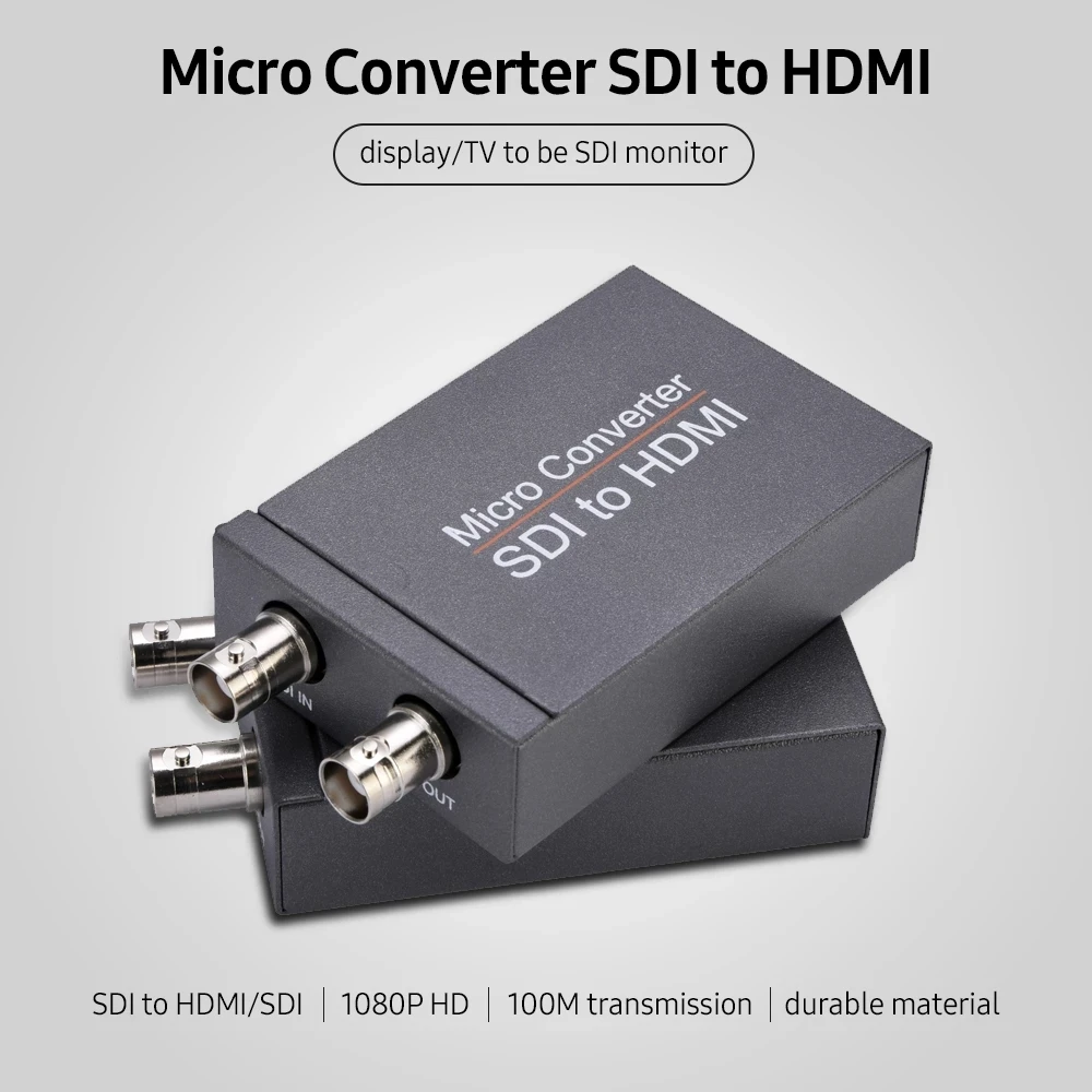 NK-M008マイクロsdiコンバーターsdi hdmi/sdi sdi 2ルート出力ミニhd 1080p usb