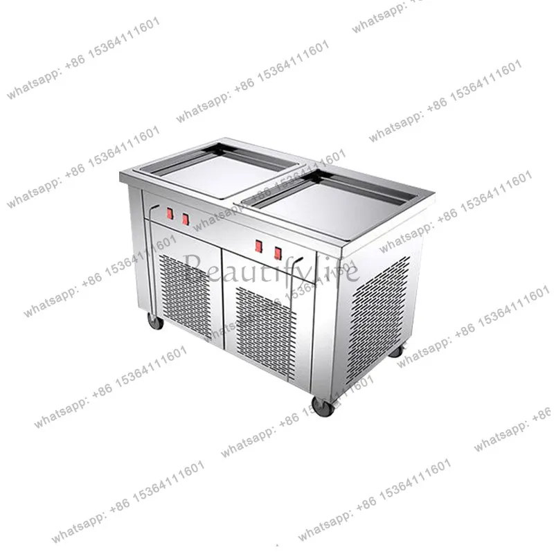 

FG thick cut fried yogurt machine commercial stall fried yogurt machine fried ice automatic special machine