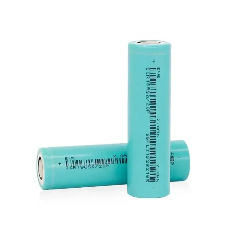 EVE 18650 20P 2000mah 3.6V ICR Battery Flashlight Rechargeable Batteries