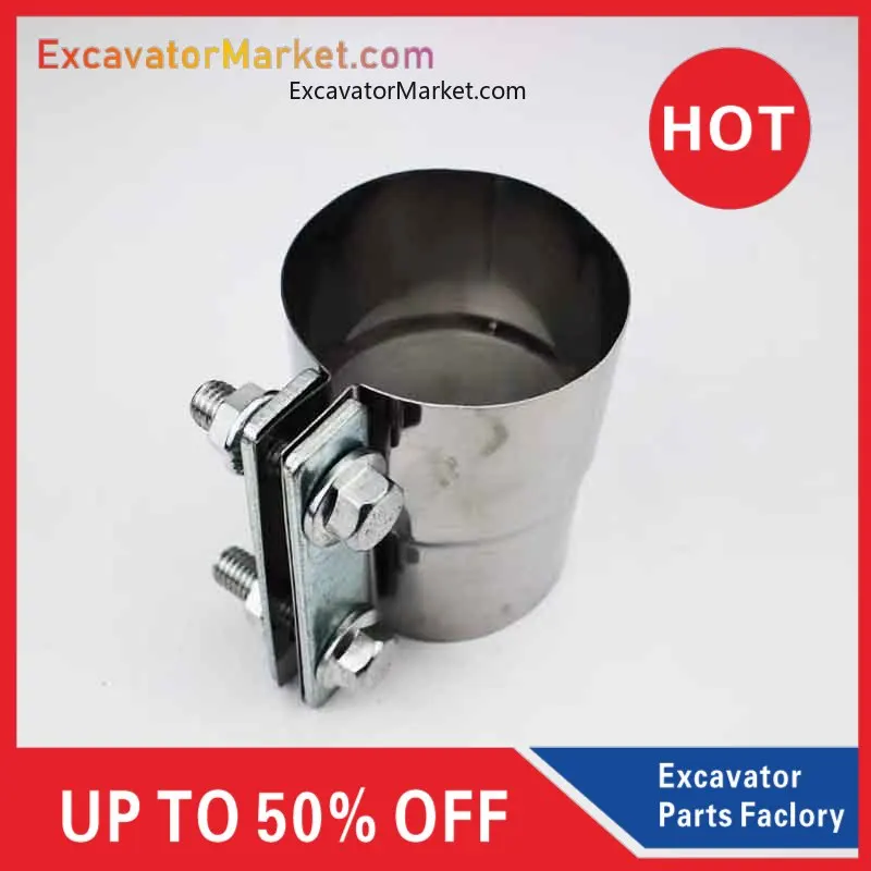 

For Excavator For Volvo 210B Muffler Clip/EC210B/ Muffler Clip Exhaust Pipe Clamp High Quality Excavator