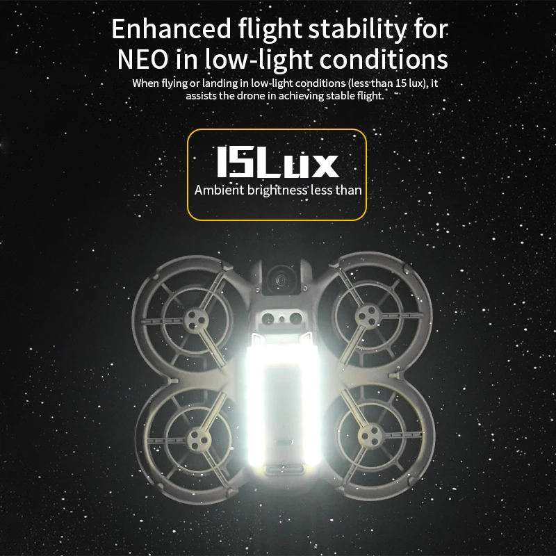 

NEO LED Landing Gear Night Flight Light Lightweight Luminous Tripod Leg Rechargeable for DJI Neo Drone Accessories