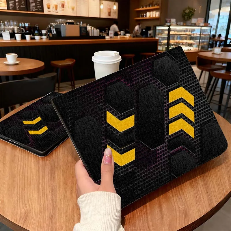 

Metal line pattern For Huawei MediaPad MatePad Air M6 M5 M2 T10s T5 C5e 10 11 12 X 10.8 SE Pro Cover Tablet Case