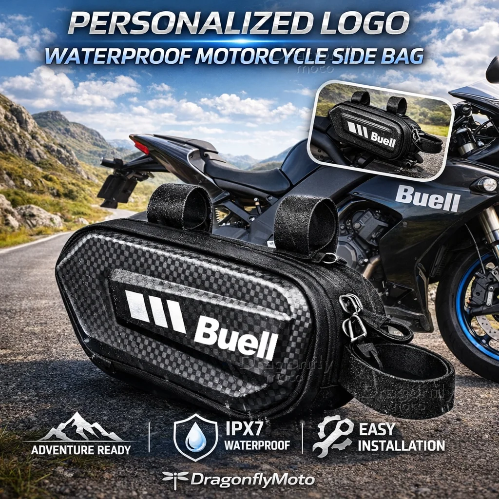 

For Buell 1125R 1125CR XB12R XB12Ss XB12Scg Ulysses XB12XT Motorcycle Side Bag Personalized Logo Waterproof Hard Shell Saddlebag