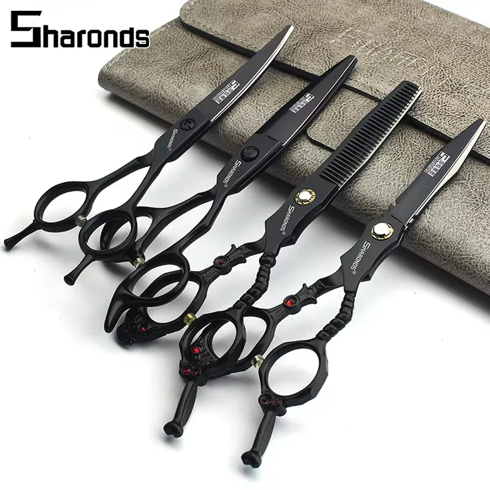 Hairdressing Professional Scissors 5.5/6/6.5/7/8 Inch Barber Dedicated Shears Hairdresser Clippers Stylist Hair Cutting Tools