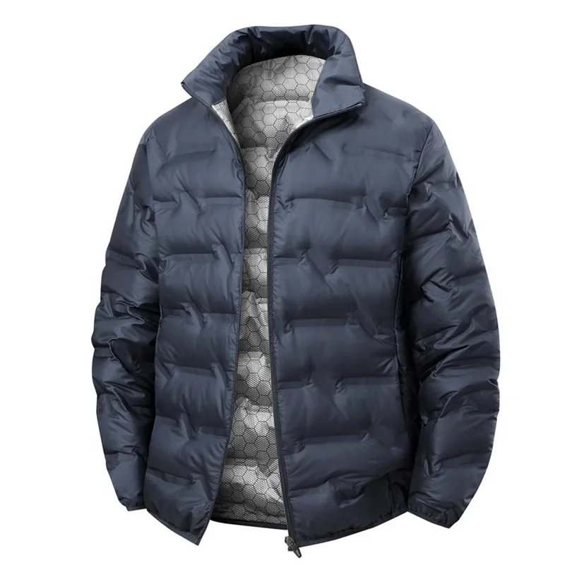 Men Winter New White Duck Down Warm Thick Stand Collar Windproof Puffer High Quality Waterproof Jacket Male 8XL
