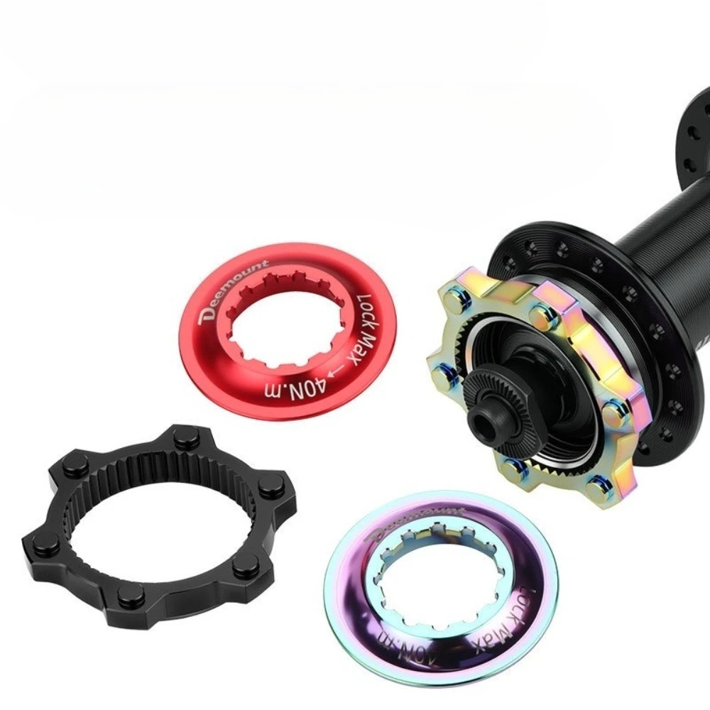 

Center-Lock Rotor Internal Lockring To 6-Bolt Rotor Adapter Aluminum Alloy Internal Lockring Rotor Adapter Accessories