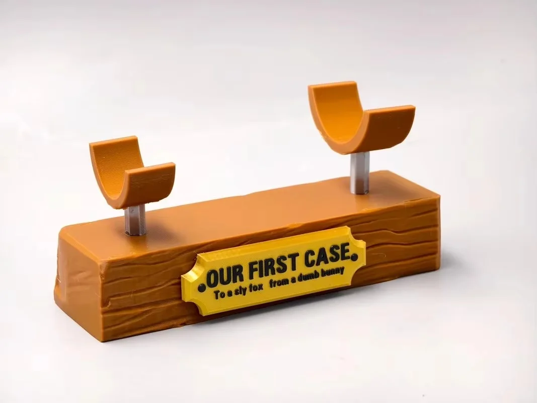 جديد حار Zootopia 2 جودي حامل قلم الجزرة ونظارات نيك وايلد-نماذج عرض غير وظيفية اطلاق النار الدعائم لا وظيفة #4