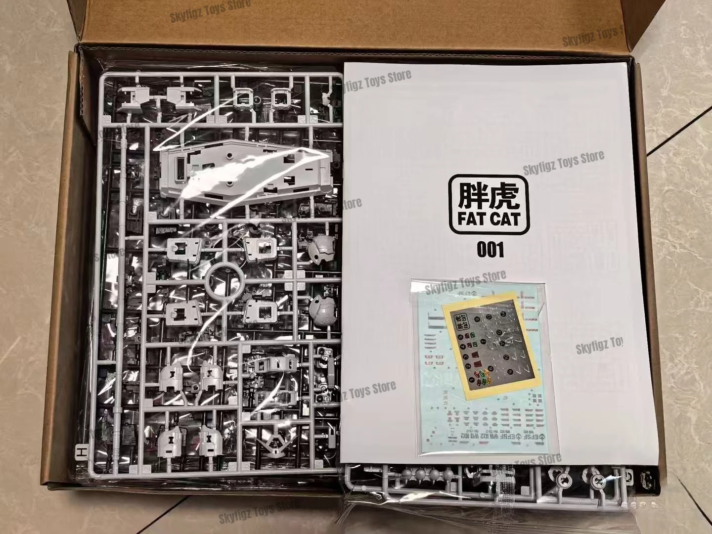 In Voorraad FAT CAT Model Rg 1/100 Model Rx-78-2 Ver 2.0 Model Assemblage Kit Beweegbare Gewrichten Collectible Robot Kits Modellen Geschenken Speelgoed