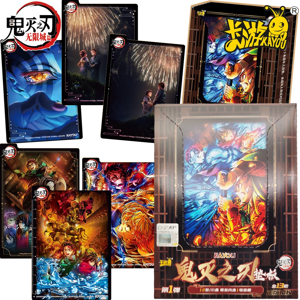 

Kayou Original Official Demon Slayer Collection Cards High Quality Exquisite Anime Character Cards Drawing Board Creative Gifts