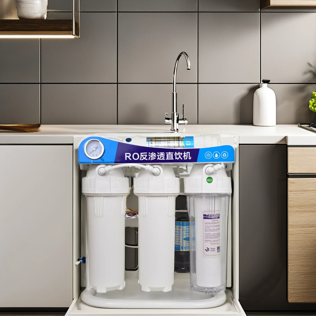 

Кухонный фильтр для воды с 5-ступенчатой электрической системой очистки RO, 75G, обратный осмос, для домашнего использования, для кухонной мойки