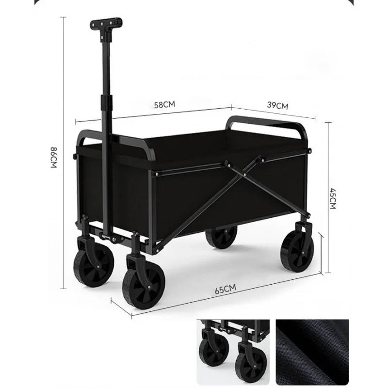 مخصص. عالية الجودة قابلة للطي في الهواء الطلق عربة المرافق عربة التسوق المحمولة الأكشاك المتنقلة #5