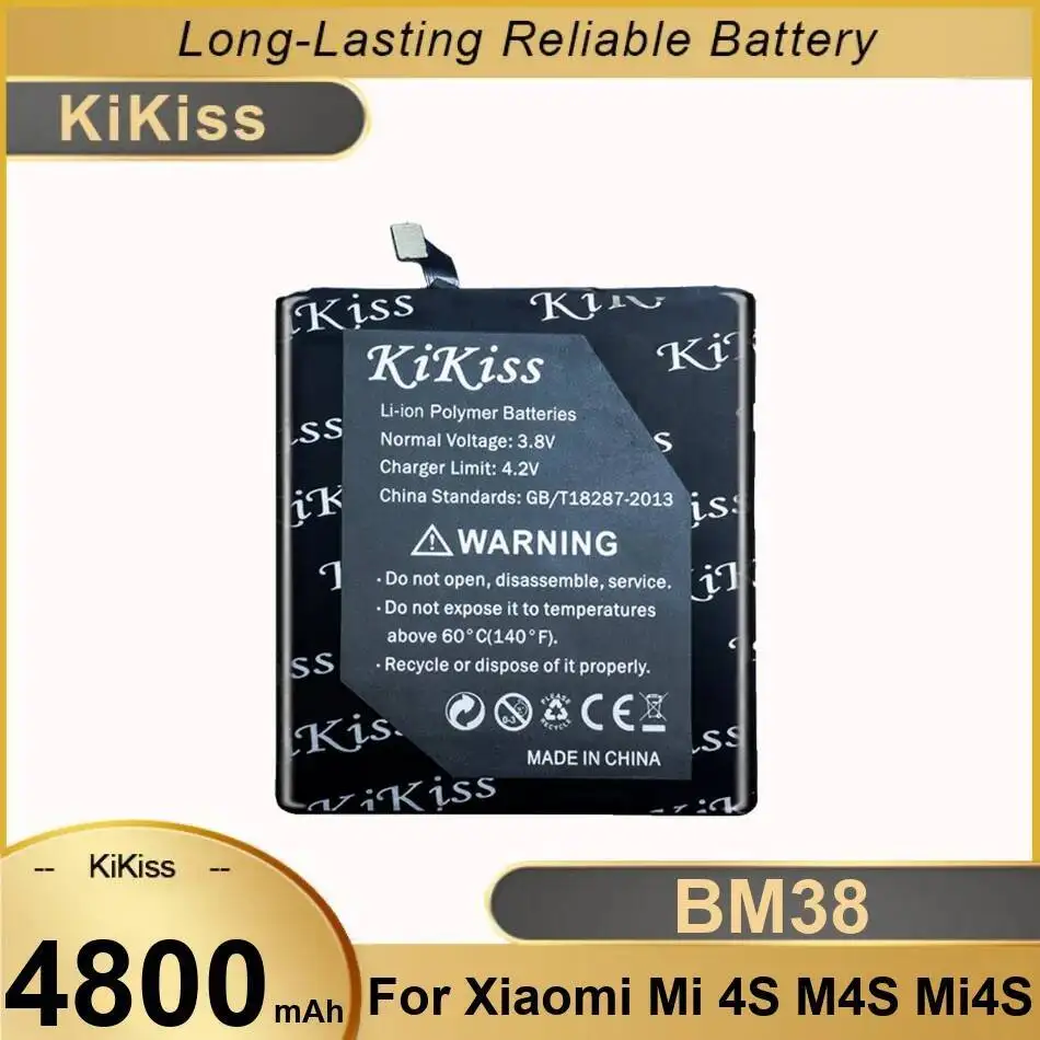 

BM38 4800 мАч для Xiaomi MI 4S M4s Mi4s долговечный аккумулятор для мобильного телефона
