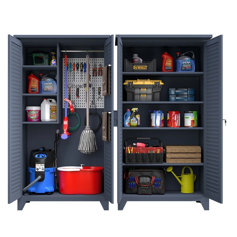 

Outdoor tool locker courtyard steel shutter door storage villa courtyard waterproof sunscreen garden glove cabinet