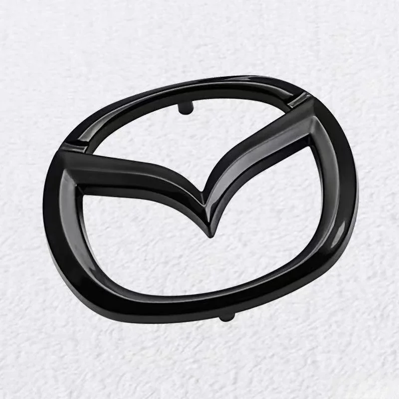 ثلاثية الأبعاد ABS لمازدا 57x45 مللي متر عجلة توجيه سيارة يغطي شعار ملصق عجلة القيادة شارة ملصق مائي التصميم اكسسوارات السيارات