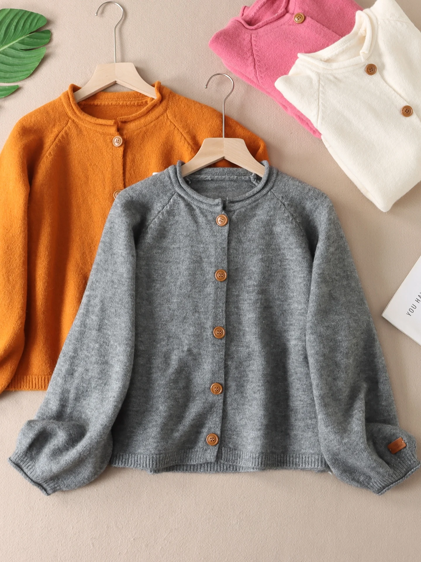 

Мягкий уютный длинный свек на одной пуговице, круглый вязаный свитер Ne, женская осенне-зимняя верхняя одежда, теплая теплая, обычная све Le...