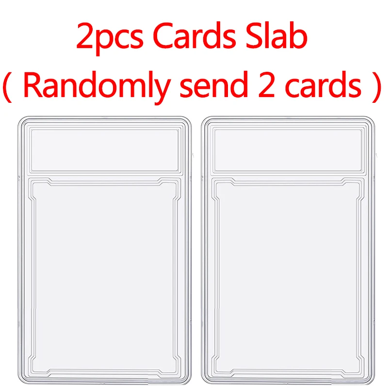 90x65mm Cards Slab Stands Star Card Sleeves Protector Case Acrylic Plastic  Clear Game Grade Trading Storage Kid Toy Gift - AliExpress 26