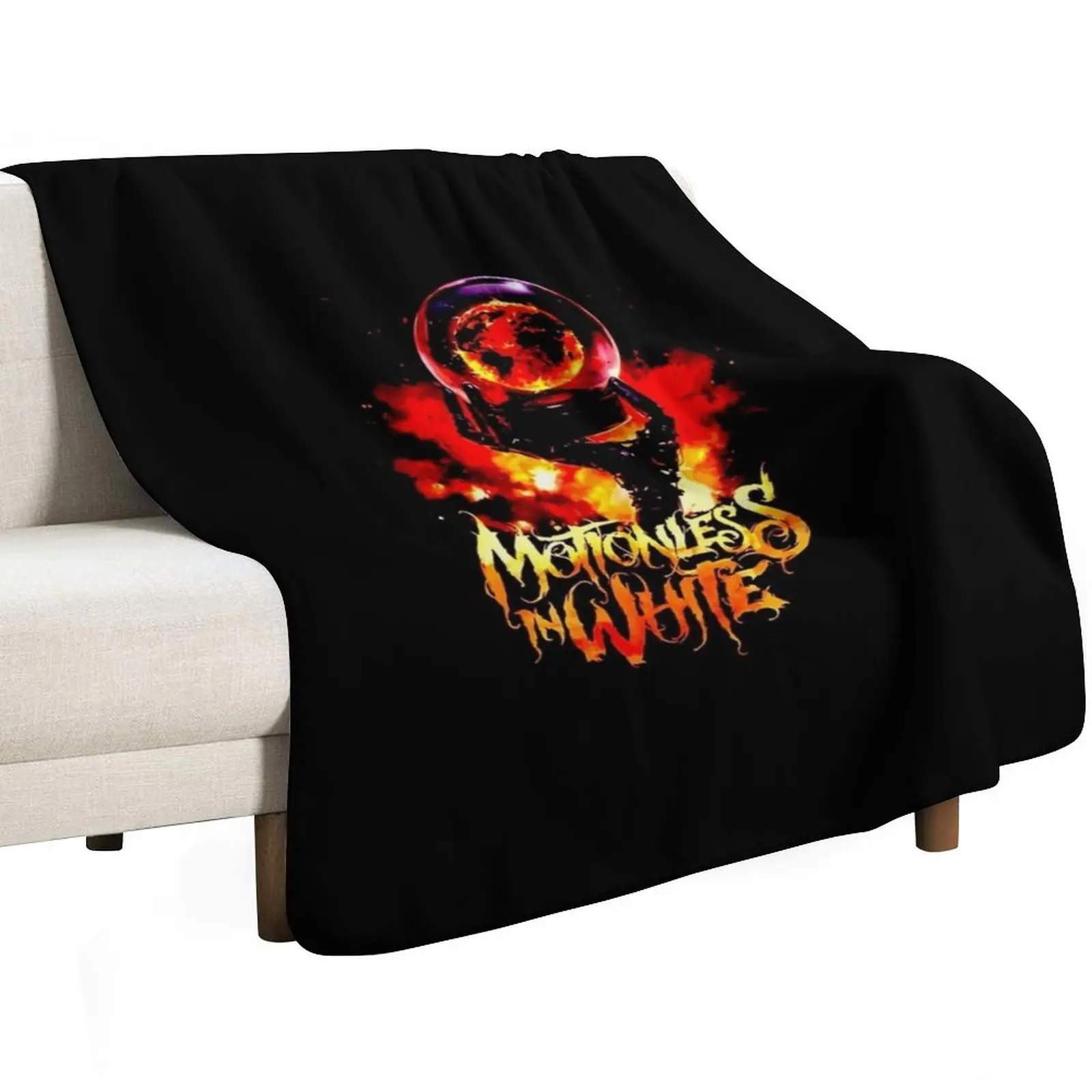 Motionless In White Evil Music Band Gift Men Throw Blanket Hairys blankets ands Camping Furrys Blankets For Bed Blankets