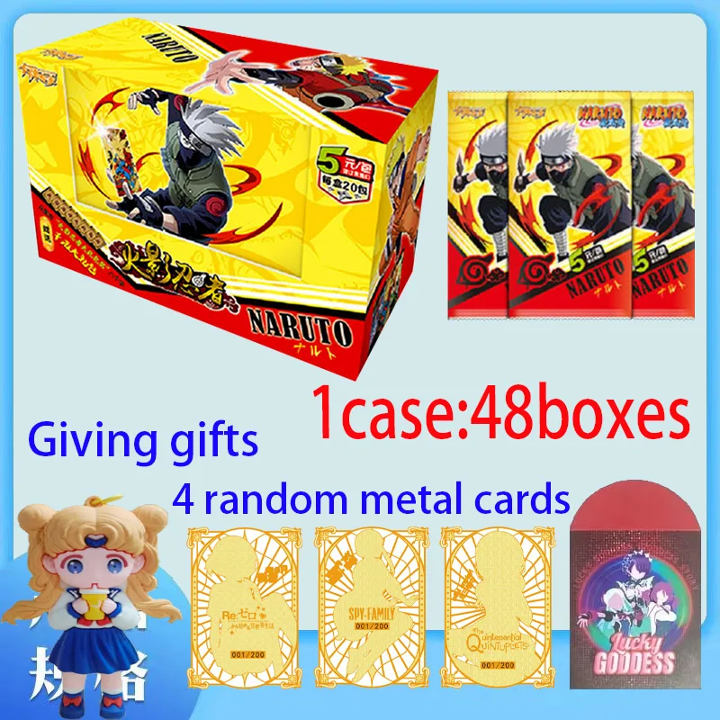 Wholesale Bargain Price Little Dino Naruto Card Complete Series Booster Box Rare Complete Peripheral Collection Cards toy gift