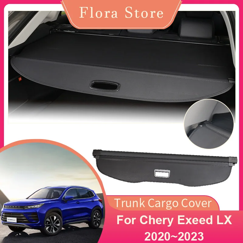 

Rear Trunk Cargo Cover for Chery Exeed LX ET-i 2020 2021 2022 2023 Blind Privacy Shield Shade Curtain Partition Board Accessorie