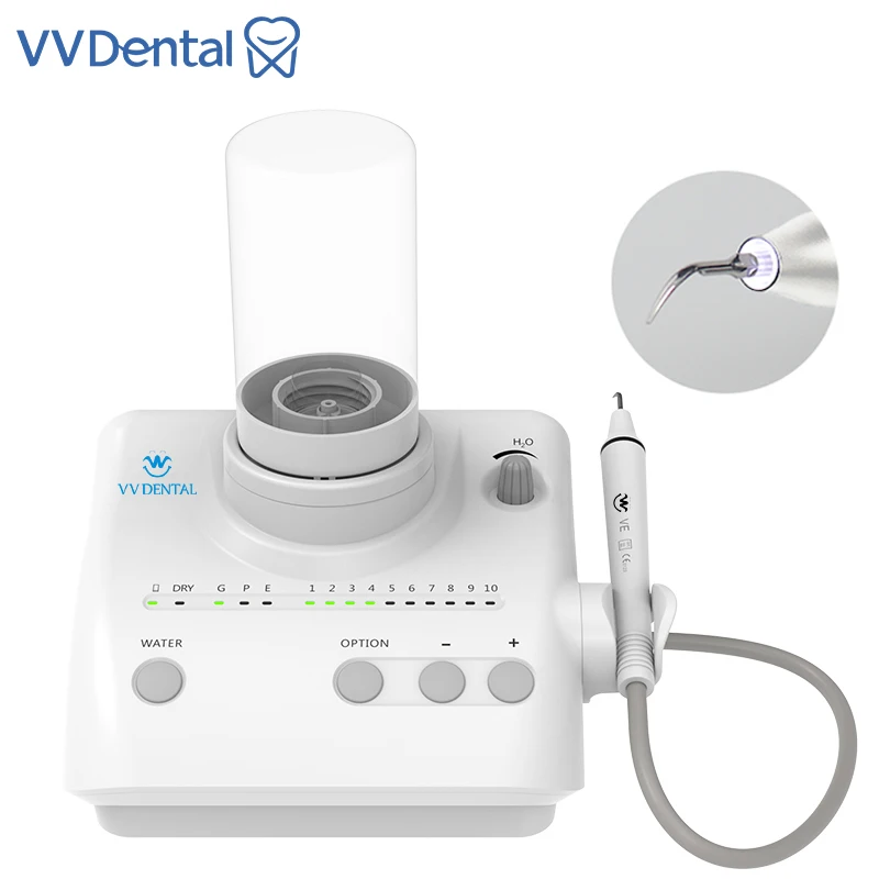 VVDental VET-W3 Dental Ultrasound Scaler Oral Irrigator Tartar Removal Automatic Water Supply Cleansing Machine Dentistry Equipm