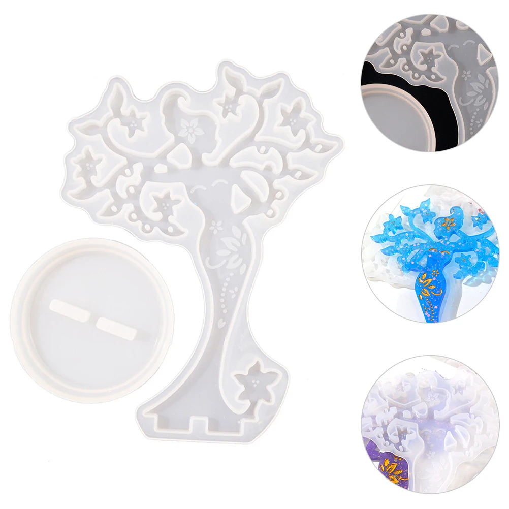 

1Pcs Beautiful Design Epoxy Resin Mold Crystal Droplet Mould Jewelry Organizer Rack