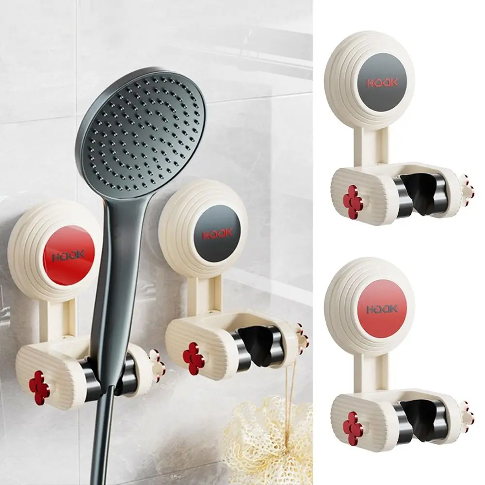 Suction Cup Shower Head Holder Adjustable Removable Handheld Sprayer Support Wall Mounted Sprayer Fixed Base