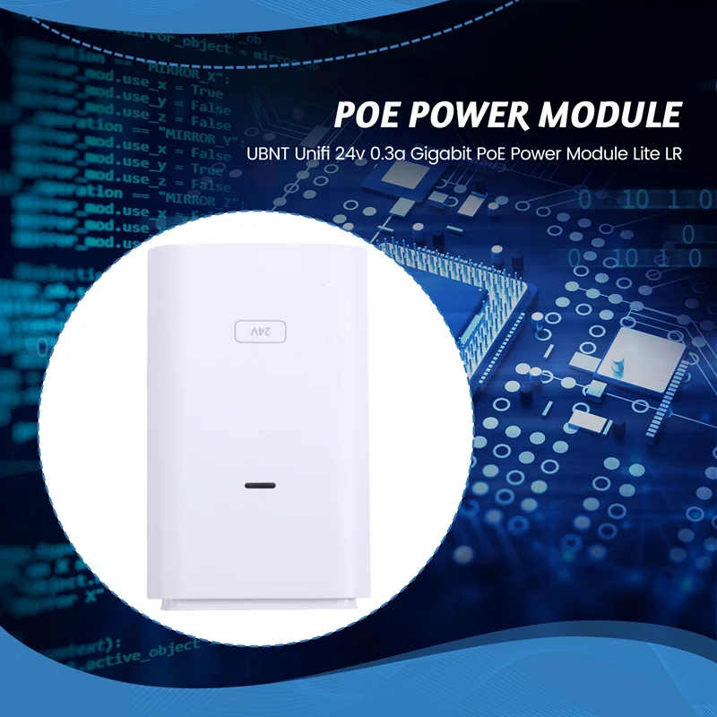 N68R--جديد UBNT Unifi 24V 0.3A Gigabit Poe Power Module Lite LR، جديد UBNT Unifi 24V 0.3A Gigabit Poe Power Module Lite LR-RN
