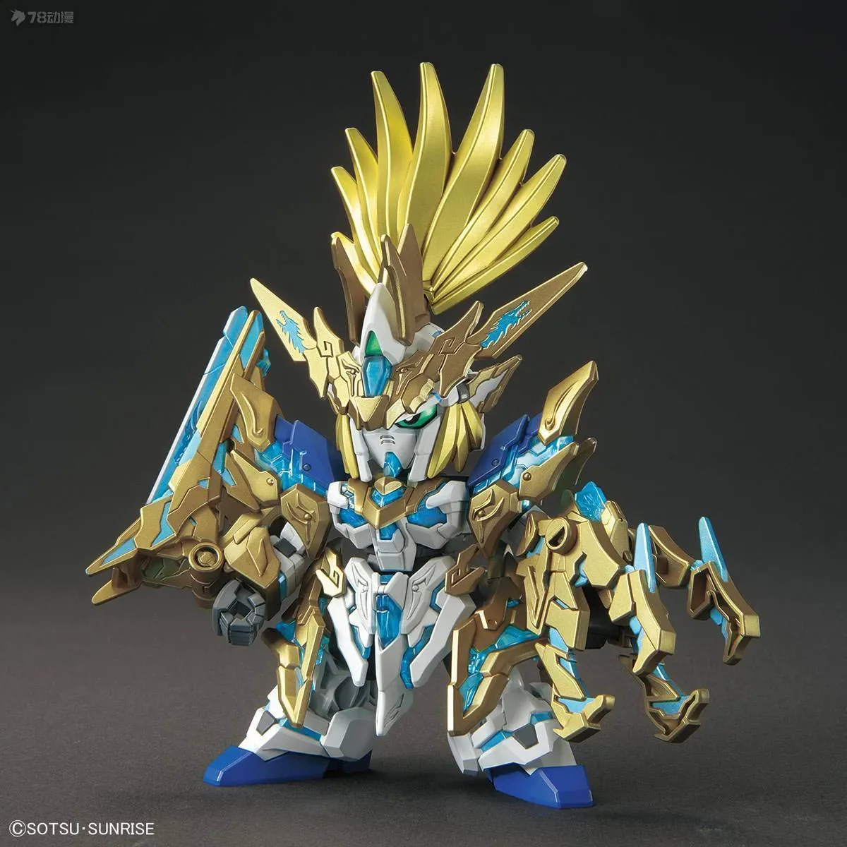 Bandai Originele SDW HEROES Gundam ZHAO YUN SUN QUAN Cao Cao LIU BEI Actiefiguren Speelgoed Voor Jongens Collectible Model Ornamenten